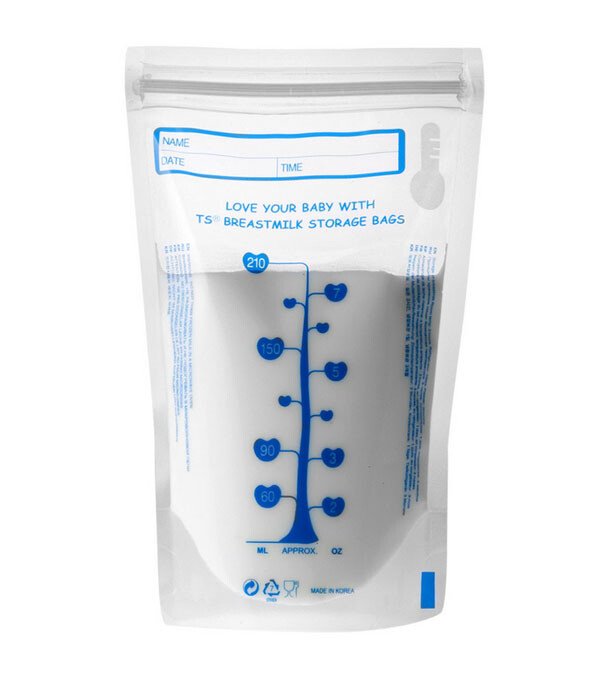 Túi trữ sữa cảm ứng nhiệt không có BPA 210ml Unimom UM870176