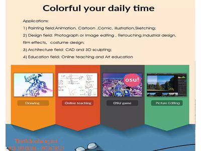Bảng vẽ dạy học online VEIKK VK640, thiết kế đồ họa, làm việc trực tuyến, bút vẽ chuyên dụng