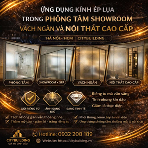 ỨNG DỤNG KÍNH ÉP LỤA TRONG PHÒNG TẮM SHOWROOM VÁCH NGĂN VÀ NỘI THẤT CAO CẤP
