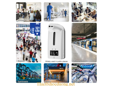 Thiết bị kiểm tra thân nhiệt tự động K10 cho trường tiểu học