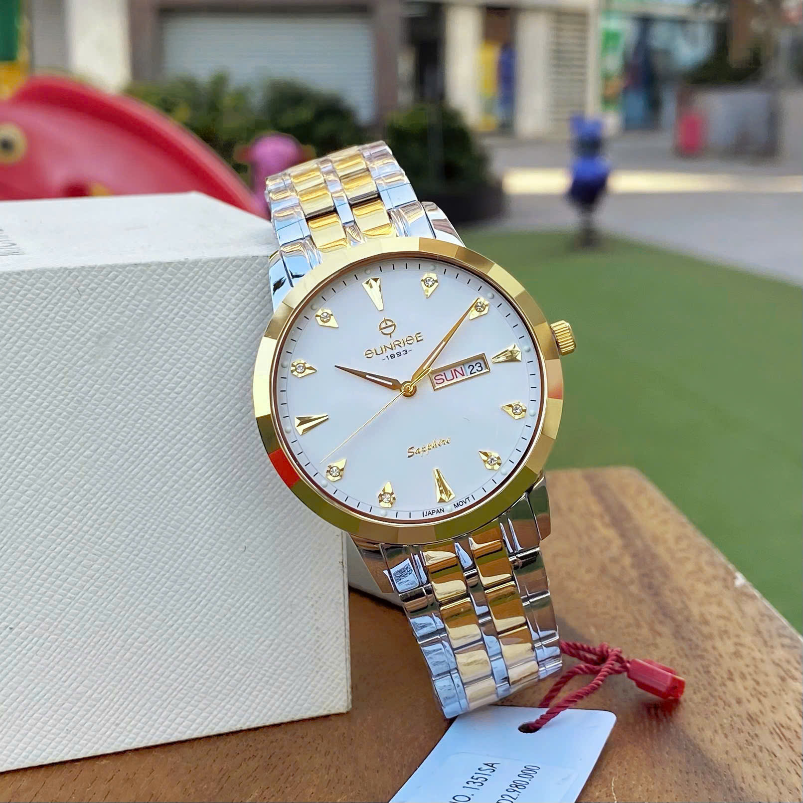 Sunrise 1351SA: Đẳng Cấp Đồng Hồ Nam Niềng Đá Ceramic – Bền Bỉ & Thời Thượng