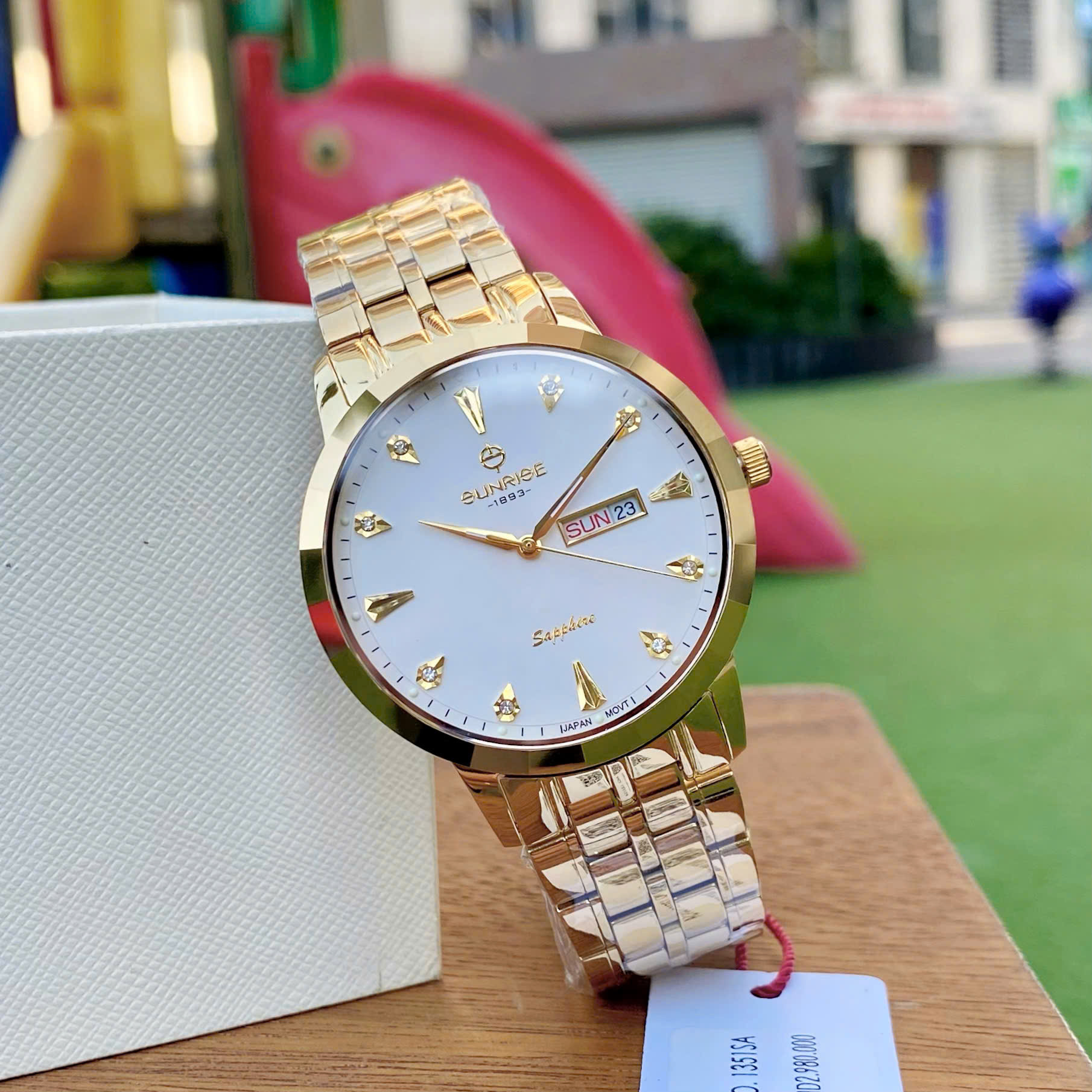 Sunrise 1351SA: Đẳng Cấp Đồng Hồ Nam Niềng Đá Ceramic – Bền Bỉ & Thời Thượng