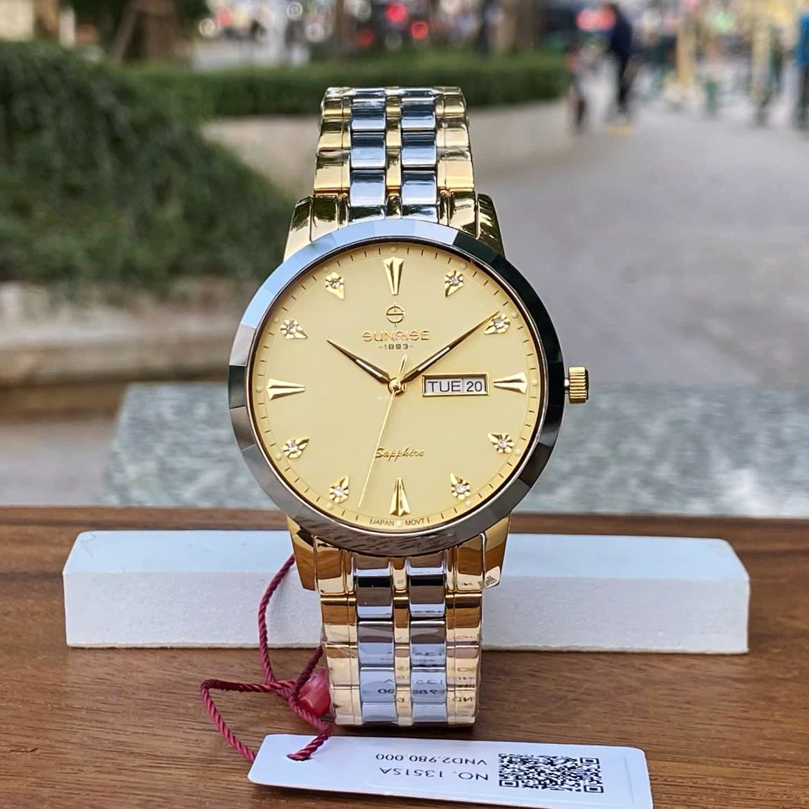 Sunrise 1351SA: Đẳng Cấp Đồng Hồ Nam Niềng Đá Ceramic – Bền Bỉ & Thời Thượng