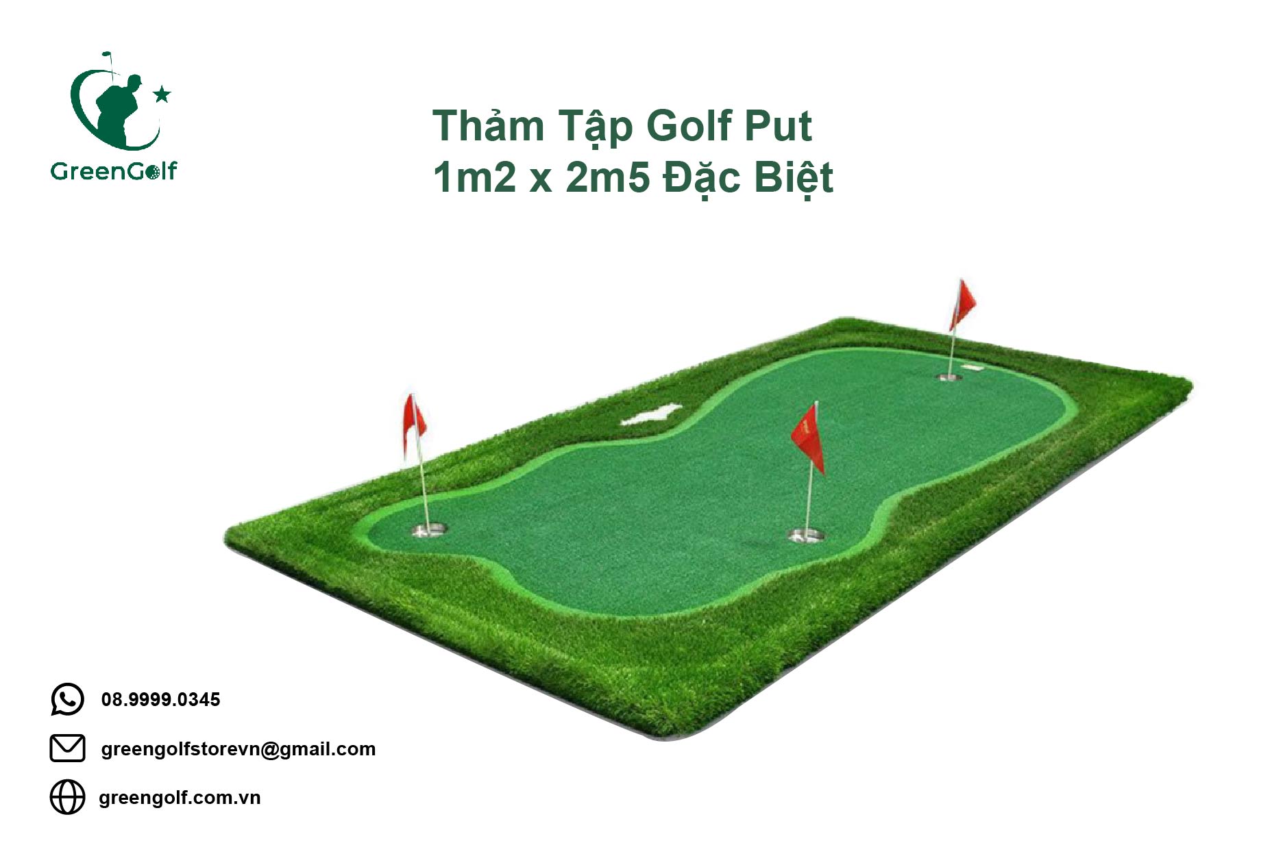 Thảm tập golf: Với thiết kế giống sân golf thật, thảm tập golf sẽ giúp bạn rèn luyện kĩ năng đánh golf tại nhà một cách dễ dàng và hiệu quả. Hãy chuẩn bị cho mình những giải pháp tập luyện đỉnh cao cùng thảm tập golf.