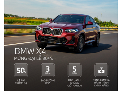 ƯU ĐÃI ĐẶC BIỆT MỪNG ĐẠI LỄ 30/04 - 01/05 KHI MUA XE TẠI BMW TẠI SHOWROOM BMW PHẠM VĂN ĐỒNG