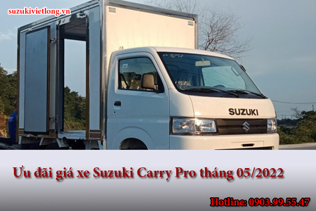 Ưu đãi giá xe Suzuki Carry Pro mới nhất tháng 05/2022