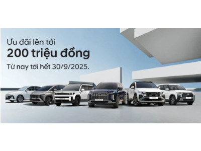 Tháng 09 Chốt Deal – Ưu Đãi Hết Cỡ Lên Tới 200 Triệu Đồng tại Hyundai Ngọc Phát