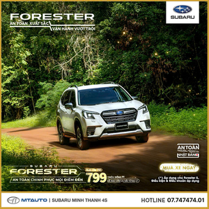 Ưu đãi KHỦNG cho dòng xe Subaru Forester tháng 09/2025
