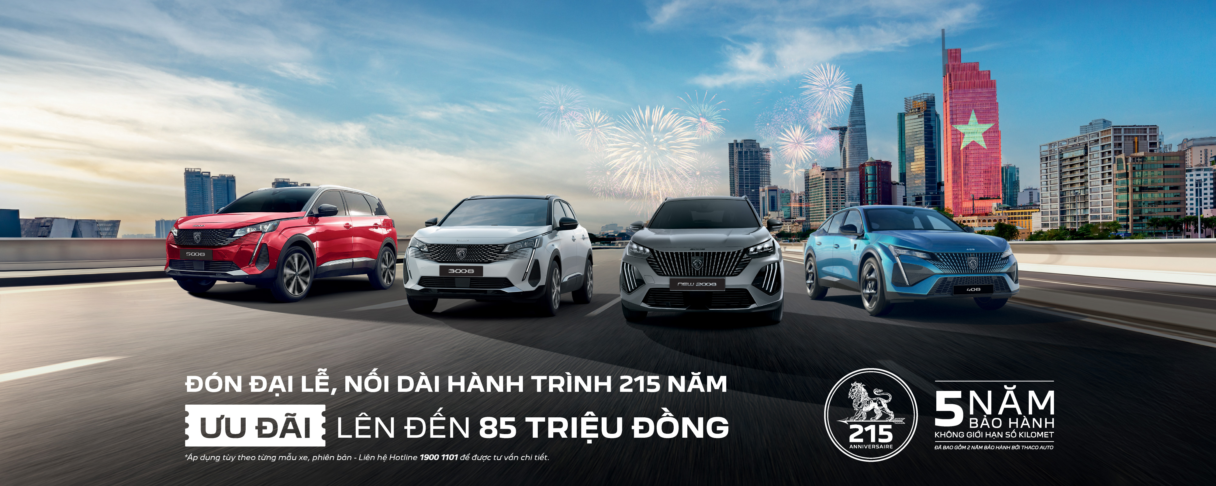 ƯU ĐÃI LÊN ĐẾN 85 TRIỆU ĐỒNG - ĐÓN ĐẠI LỄ, NỐI DÀI HÀNH TRÌNH 215 NĂM