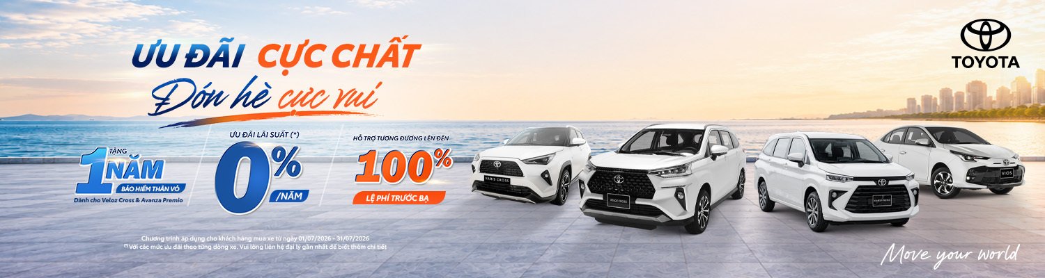 ƯU ĐÃI LỚN TỪ TOYOTA VIỆT NAM