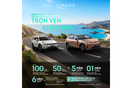 Ưu Đãi Lynk & Co Tháng 6/2026: Hỗ Trợ 100% Trước Bạ, Bảo Dưỡng Đến 6 Năm