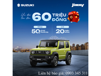 Ưu đãi tháng 4-2025 dành cho Suzuki Jimny
