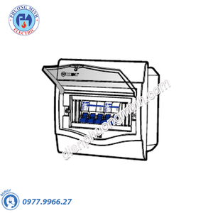 Tủ điện mặt nhựa, đế nhựa chứa 5-8 module - Model V4FC 5/8LA