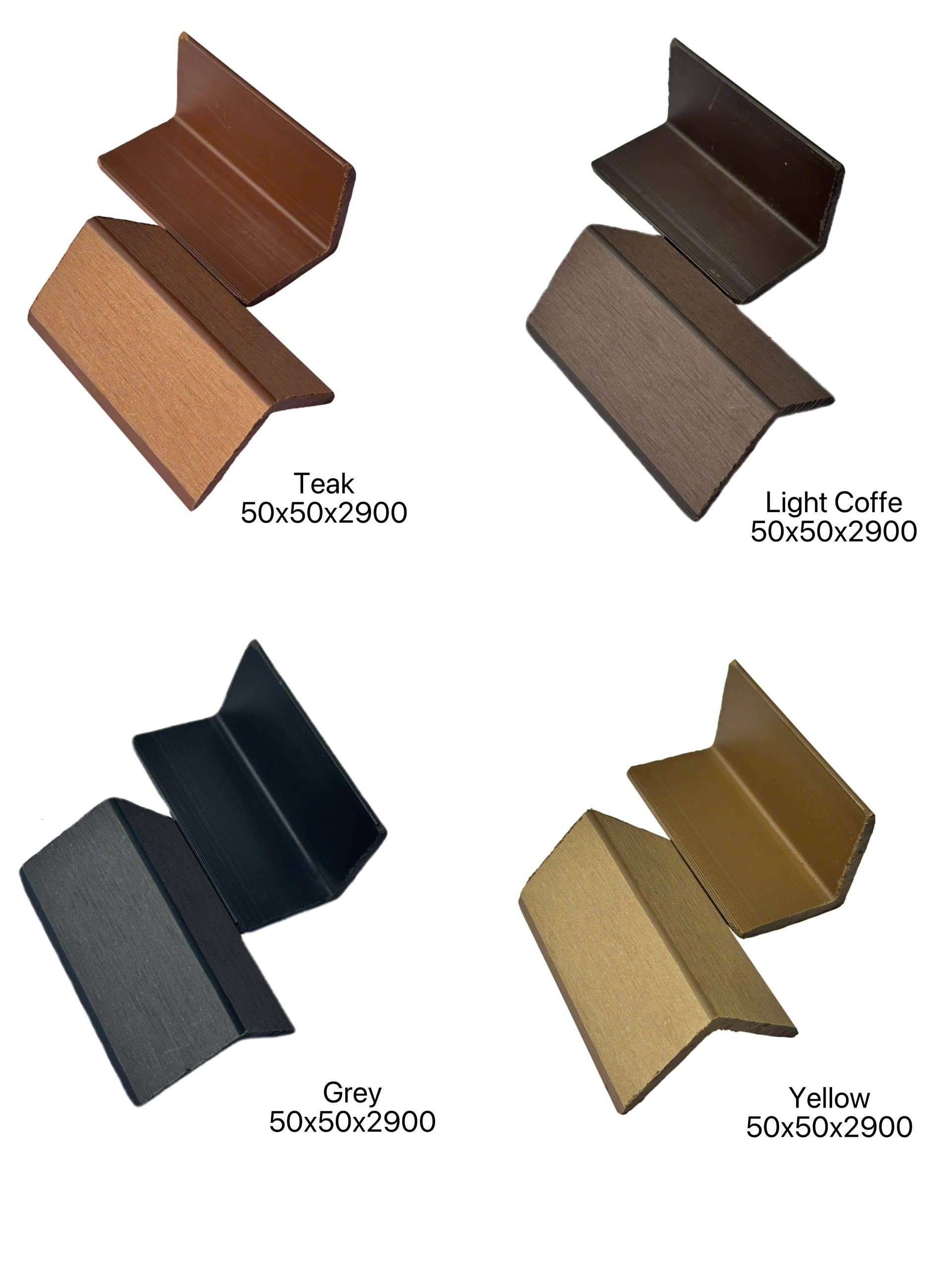 Nẹp V gỗ nhựa CEX45 - DÒNG 1 LỚP