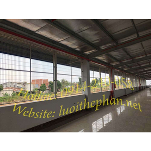 Hàng rào lưới thép trơn thẳng hàn khung - TTFUnI