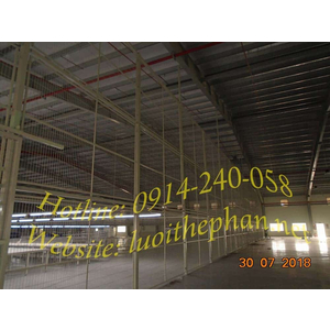 Vách lưới ngăn chia nhà xưởng