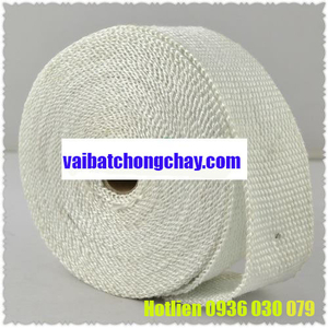Băng vải thủy tinh quấn ống xả