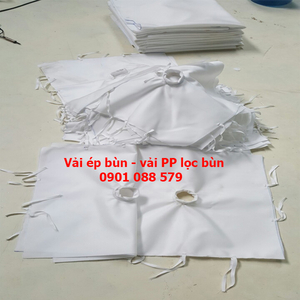 Vải ép bùn - vải lọc khung bản - vải PP lọc bùn - Vải lọc bùn PP