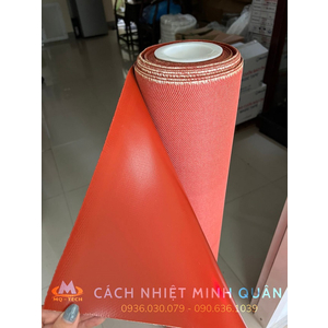 Vải silicone cốt sợi thủy tinh bọc cách nhiệt
