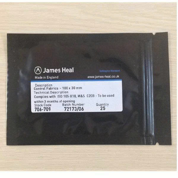 Vải thử nghiệm 706-709, Vải kiểm soát độ ố vàng James Heal