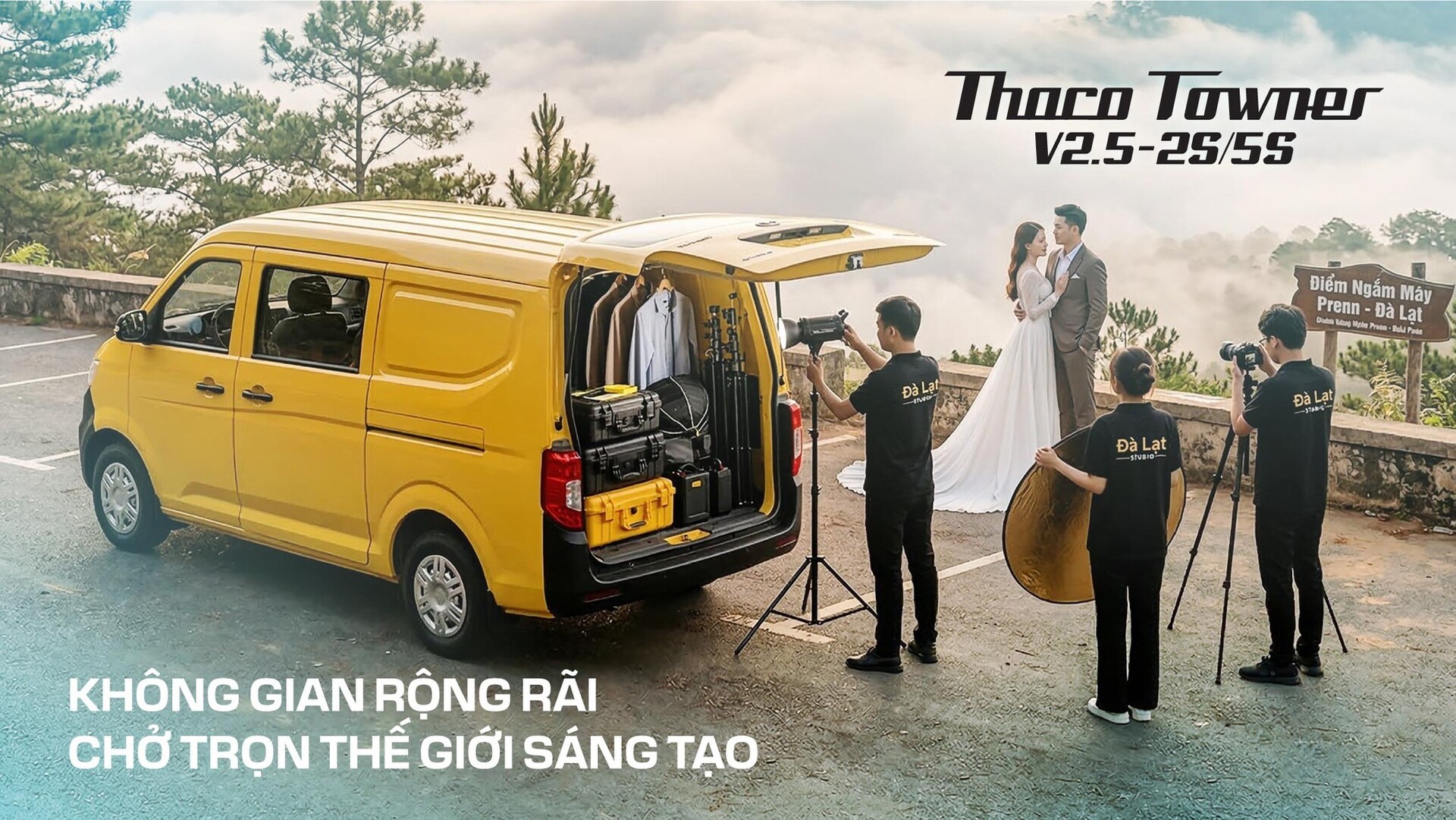 GÓI GỌN ĐỒ NGHỀ, KHƠI NGUỒN SÁNG TẠO CÙNG THACO TOWNER V2.5-2S/5S