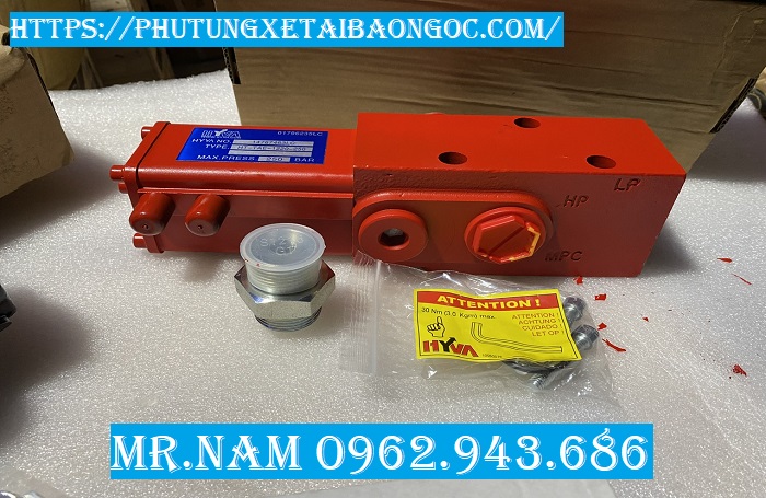 VAN CHIA DẦU THỦY LỰC ĐỎ CHÍNH HÃNG HYVA NHẬP KHẨU GIÁ TỐT TẠI HÀ NỘI VÀ SÀI GÒN.