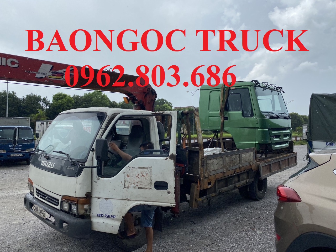 Vận chuyển cabin xe ben howo 371