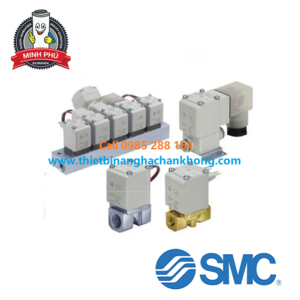 VAN ĐIỆN TỪ 2 CỔNG SMC DÙNG CHO HƠI NƯỚC SERIES VX2*5