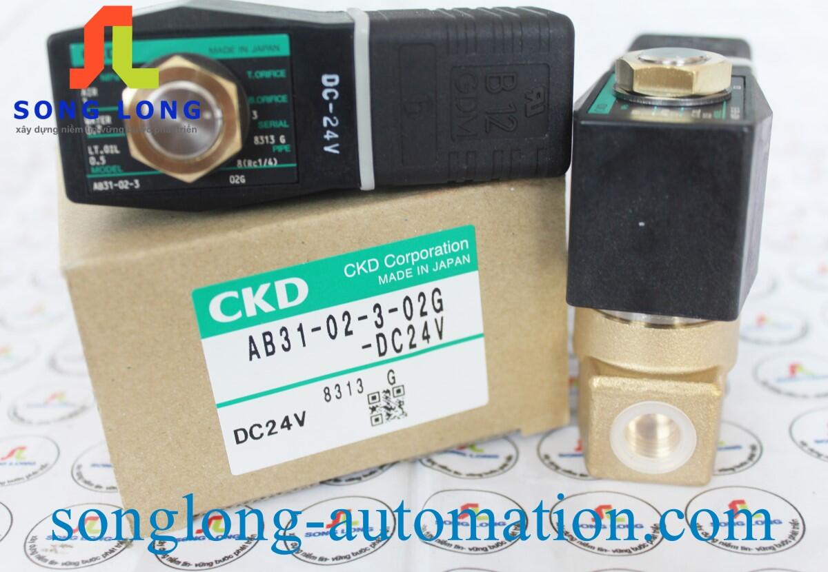 VAN ĐIỆN TỪ CKD AB31-02-3-02G-DC24V