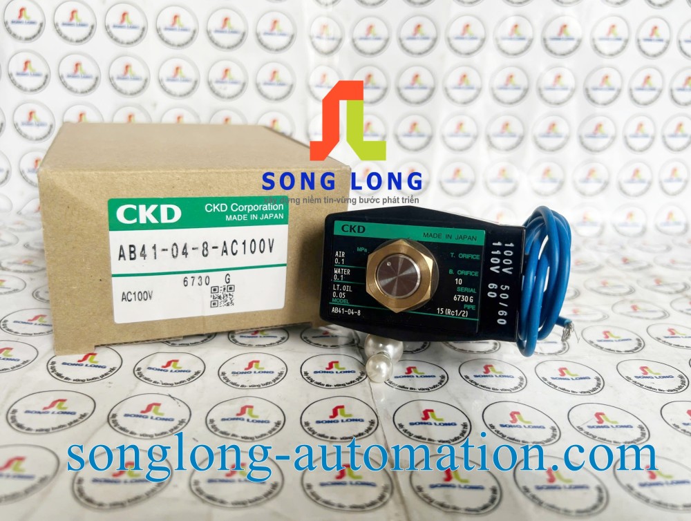 VAN ĐIỆN TỪ CKD AB41-04-8-AC100V