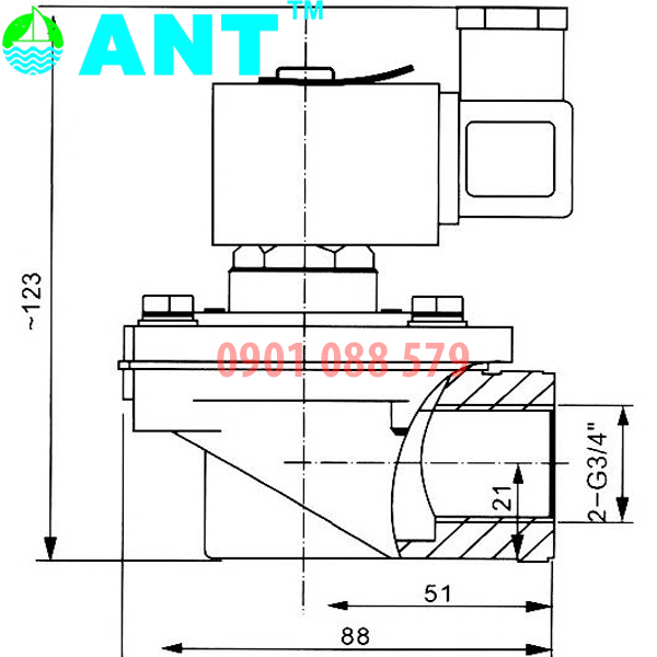 THÔNG SỐ VAN GIŨ BỤI ANT-A-20G (SCG353G043)