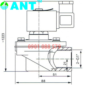 VAN GIŨ BỤI ANT-A-25G (SCG353G044)