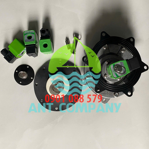 Van giũ bụi DN50 DMF-Y-50S CQD-Y-50S và phụ kiện thay thế gồm màng van giũ bụi DN50, cuộn coil AC220V DC24V AC110V, ty dẫn hướng