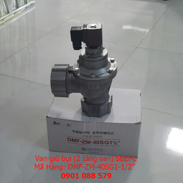 Van giũ bụi SBFEC DMF-ZM-40SG1 1/2 (2 tầng van) loại khớp nối nhanh