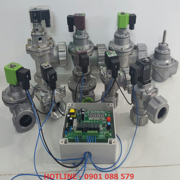 HƯỚNG DẪN LẮP ĐẶT MẠCH ĐIỀU KHIỂN VÀ VAN GIŨ BỤI CHO HỆ THỐNG THU HỒI BỤI