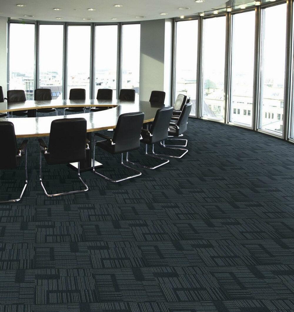 Công trình văn phòng lớn sử dụng thảm văn phòng Đà nẵng với dòng thảm gạch đơn giản mà đẹp