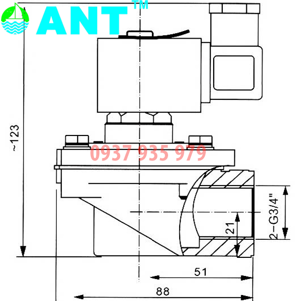 THÔNG SỐ VAN RŨ BỤI ANT-A-20G (SCG353G043)