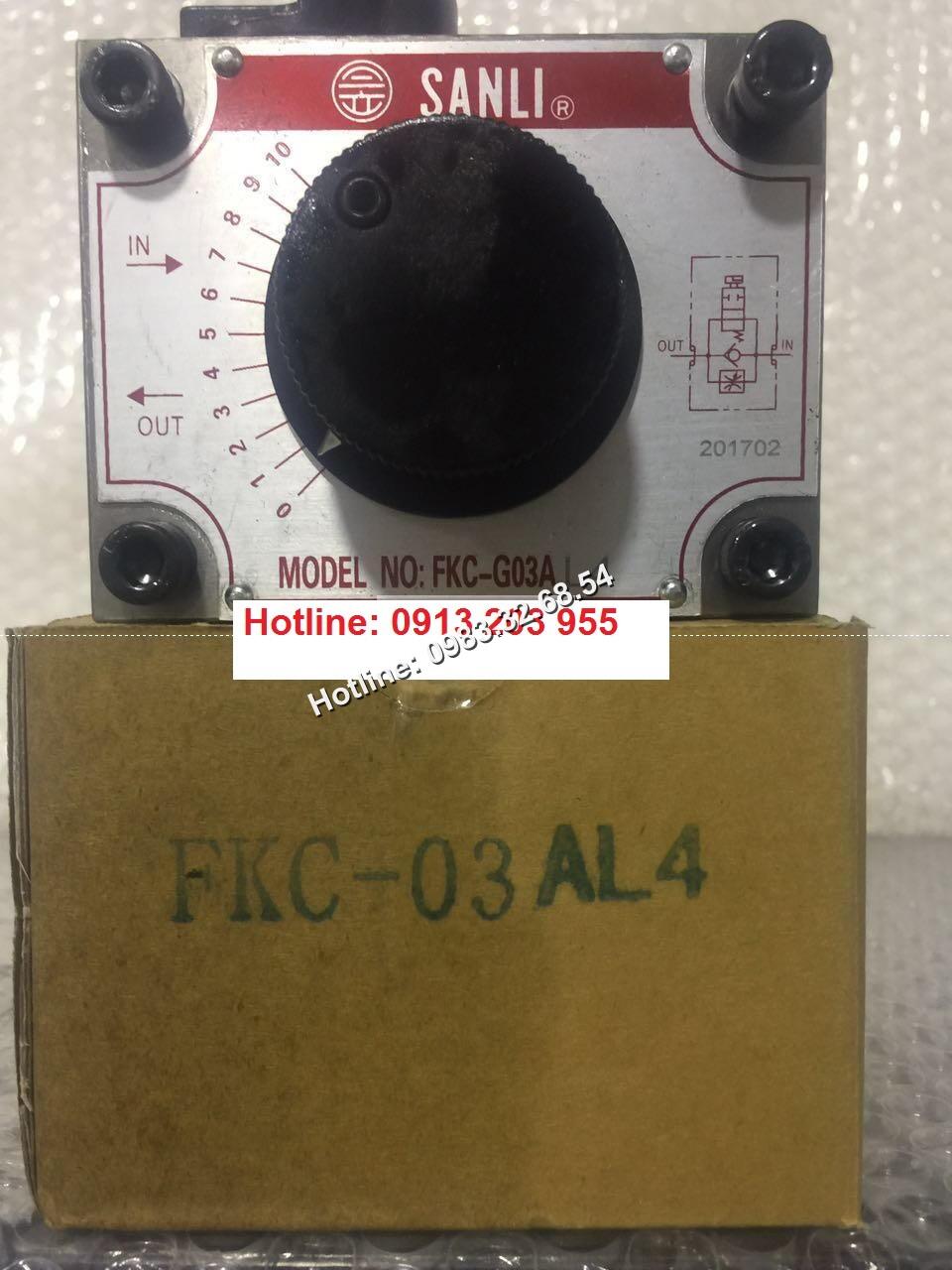 Van tiết lưu SANLI FNC-G03