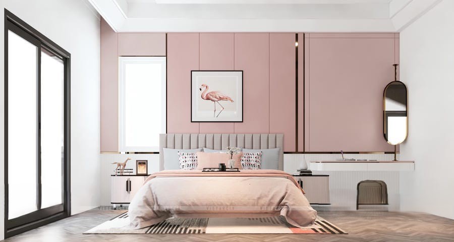 NTTT- Tấm ốp sợi than tre VÂN VẢI cốt trắng 8mm