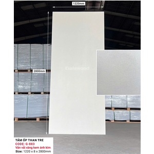 Tấm ốp sợi than tre G883 - Vân vải
