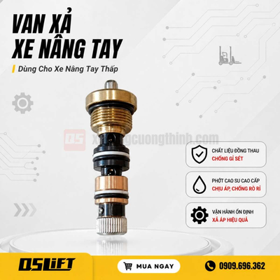 Van Xả - Bộ Xả Xe Nâng Tay