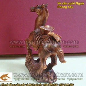 Ve sầu cưỡi Ngựa, vật phẩm phong thủy mang lại công danh và tài lộc