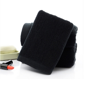 Khăn Quấn Đầu Màu Đen - Spa Hair Towel 40x80 140g đen