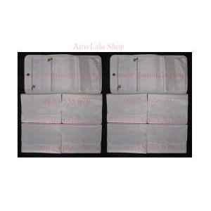 Ví clutch Lancome trắng nhũ siêu xinh sang trọng - 0902966670 - 0933555070