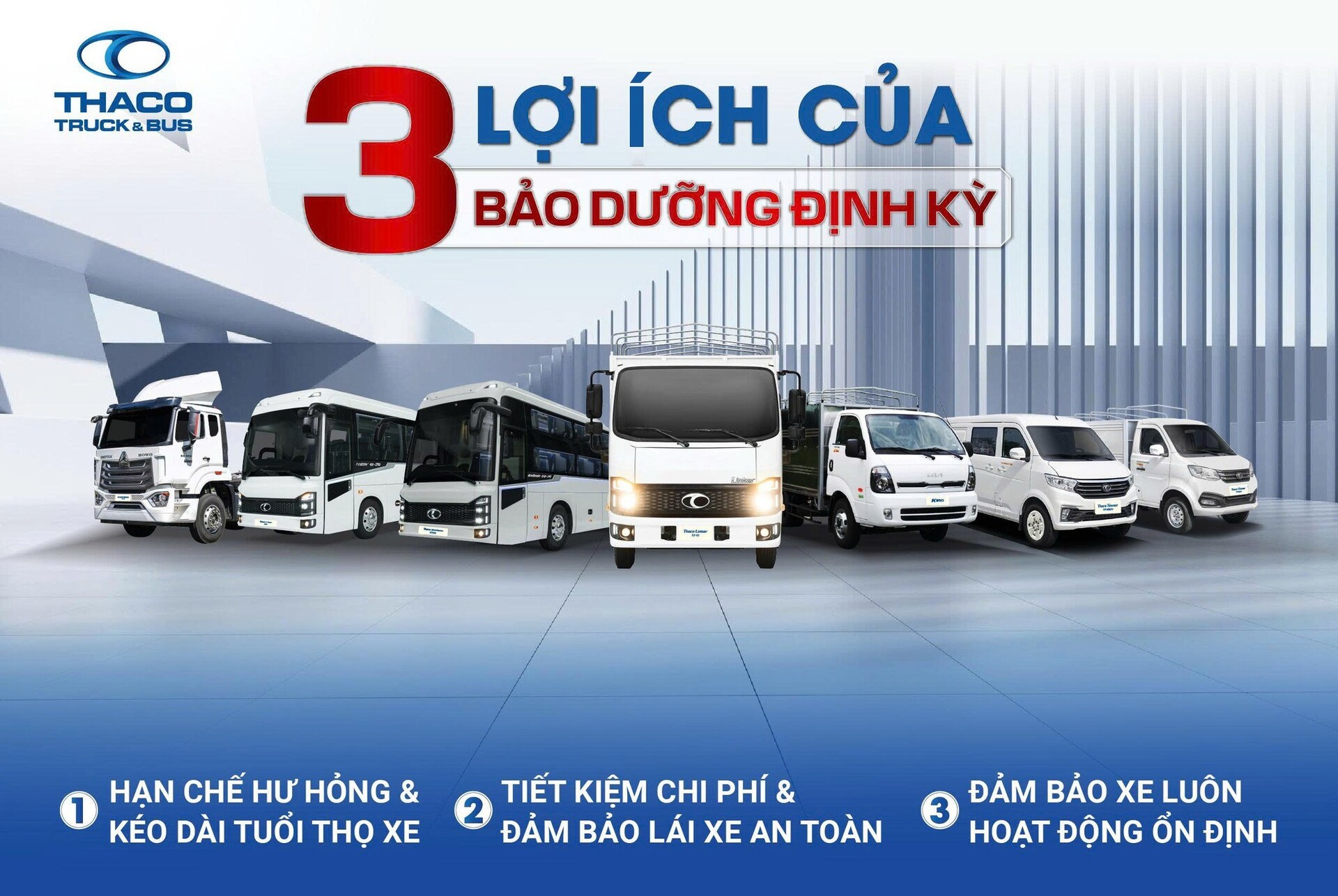VÌ SAO BẢO DƯỠNG ĐỊNH KỲ LÀ YẾU TỐ QUAN TRỌNG ĐỐI VỚI XE TẢI, XE BUS?