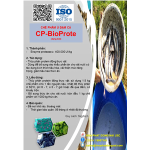 CHẾ PHẨM Ủ ĐẠM CÁ CP-BioProte (dạng bột)