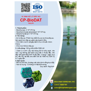 VI SINH XỬ LÝ ĐÁY AO CP-BioDAT (dạng bột)