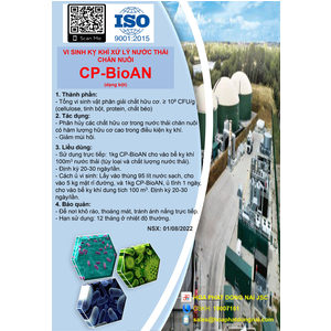 VI SINH KỴ KHÍ XỬ LÝ NƯỚC THẢI CHĂN NUÔI CP-BioAN (dạng bột)