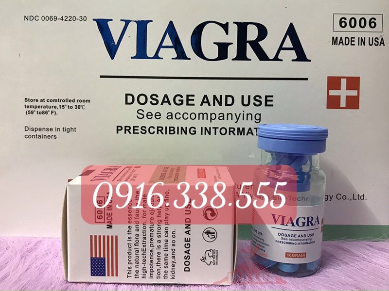 Viagra 6006 USA 800mg Thuốc Hỗ Trợ Điều Trị Rối Loạn Cương