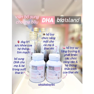 Viên bổ sung DHA Bioisland For Pregnancy 60 viên dành cho mẹ bầu 🇦🇺
